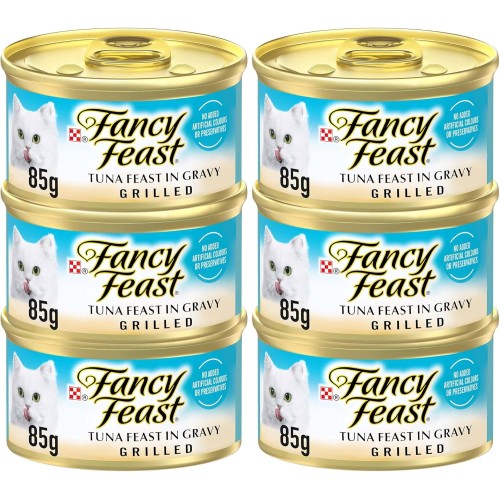 Purina Fancy Feast Grilled Tuna Cat Food – 85g (5+1 Free Promo Pack)