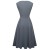 Elegant Sleeveless A-Line Flare Dress with Pocket – Summer Women’s Knee-Length Dress