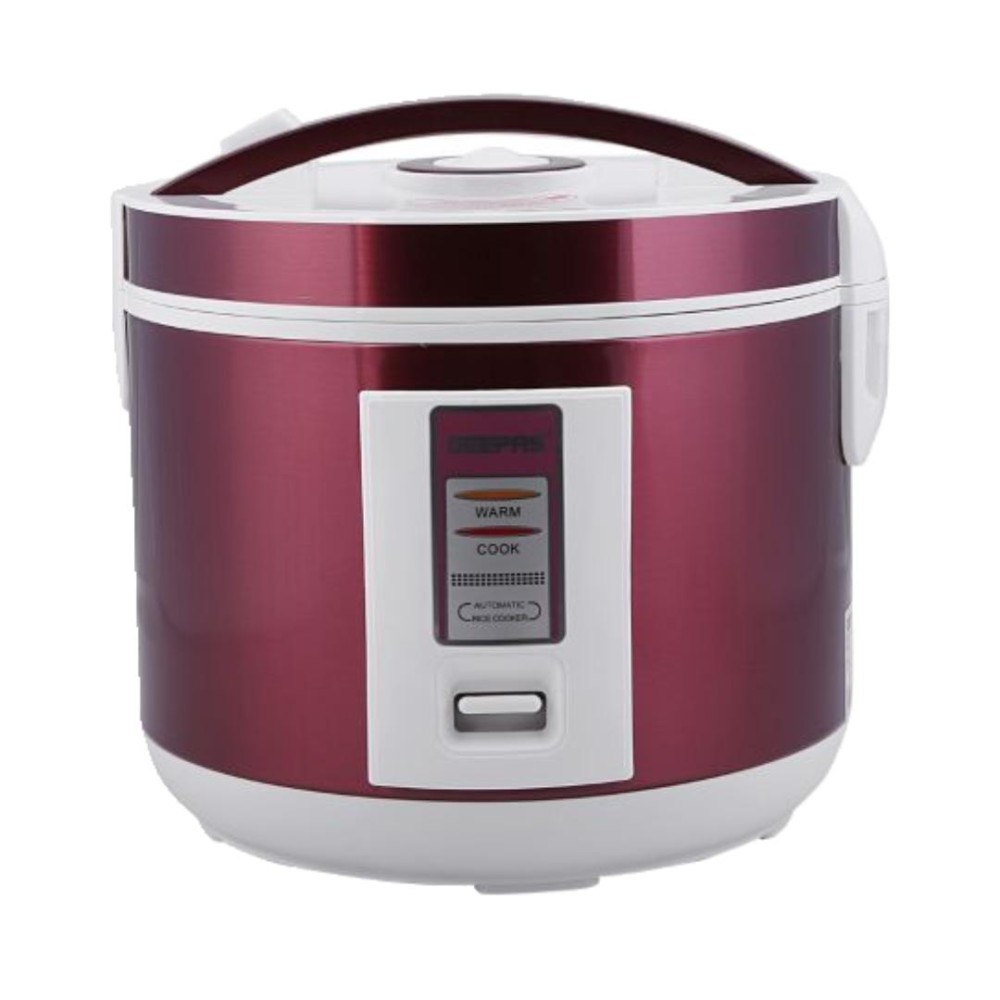 Geepas Stainless Steel Rice Cooker GRC4328 – Durable, Easy-to-Use Rice Cooker