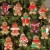 Gingerbread Man Christmas Tree Ornaments - Assorted 3 Inch Hanging Figurines 12PCS