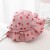 Summer Baby Girl Cotton Bucket Hat with Bow – Sun Protection for Beach & Travel