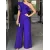 Elegant One-Shoulder Ruffle Jumpsuit for Women – Solid Color, Perfect for Spring & Summer Fashion