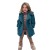 Girls Winter Warm Faux Fur Jacket – Turn-Down Collar Kids Outerwear for 2-12 Years