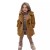 Girls Winter Warm Faux Fur Jacket – Turn-Down Collar Kids Outerwear for 2-12 Years