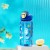 600ml Student Sippy Cup – Creative Cartoon Feeding Bottle with Straw & Lid