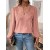 Luxury Lace Hollowed V-Neck Long Sleeve Shirt for Women – Elegant Office Blouse