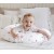 Kidz Klub Wonderland Nursing Pillow | Breastfeeding & Bottle Feeding Support | 100% Cotton | Washable Cover