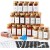 PICCASIO 24 PCS Airtight Spice Jars