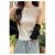 Korea Knitted Sleeveless Tank Top - Women’s O-Neck Casual Y2K Summer Blusa (One Size)