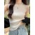 Korea Knitted Sleeveless Tank Top - Women’s O-Neck Casual Y2K Summer Blusa (One Size)