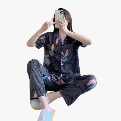 Women's Nightwear Pyjama & Shirt 2Pcs