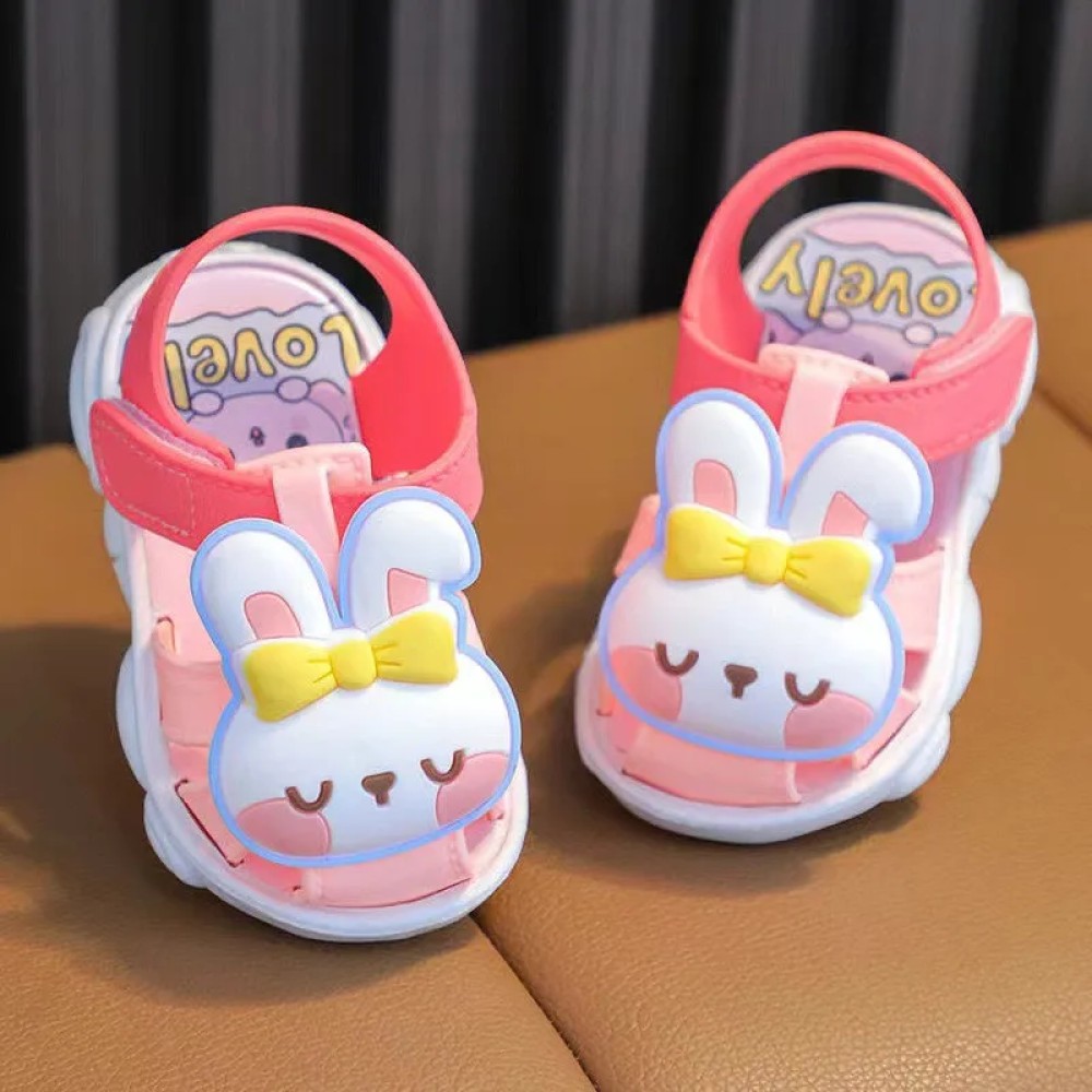 Comfortable & Breathable Baby Outdoor Sandals – Versatile Cartoon Walking Shoes for Infants