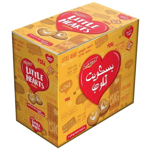 Britannia Little Hearts – Crunchy, Sugar-Sprinkled Heart-Shaped Biscuits, Pack of 10