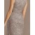 Luxury V-Neck Sequined Evening Dress – Floor-Length Slit Cocktail Dress for Women 2024