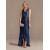 Luxury V-Neck Sequined Evening Dress – Floor-Length Slit Cocktail Dress for Women 2024