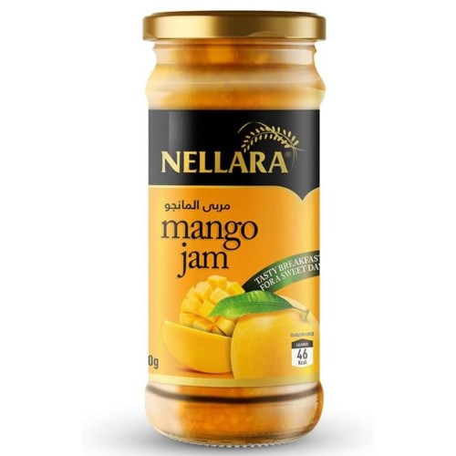 Nellara Mango Jam 450g - Tropical Sweetness with Rich, Fruity Mango Flavor