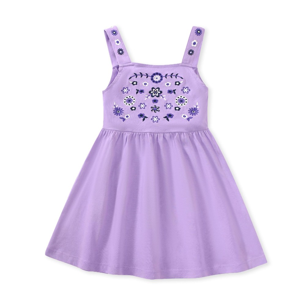 Little Maven 2024 Baby Girls Summer Dress – Cotton Casual Clothes for Kids (2 to 7 Years)