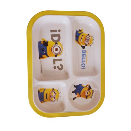 Minions Kids Lunch Tray – Fun and Durable Meal Tray for Children