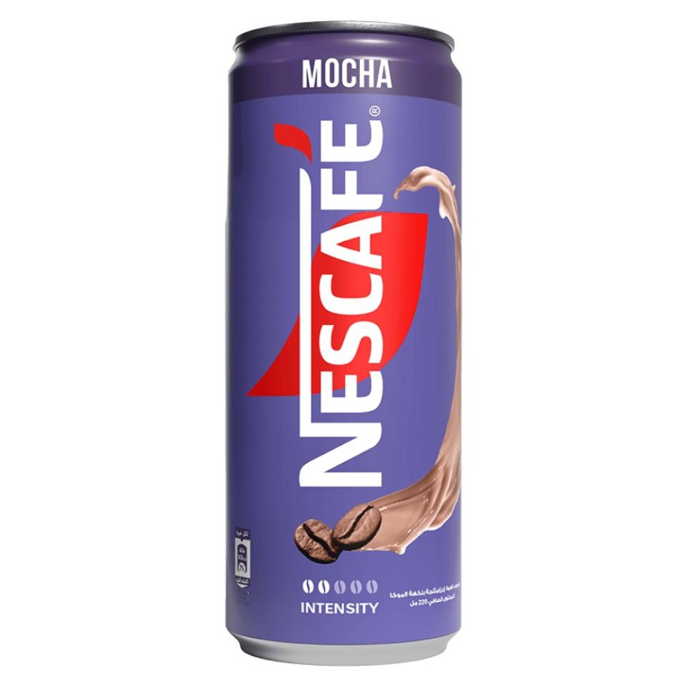 NESCAFE Ready-To-Drink Mocha 220ml - Creamy Mocha Coffee On-the-Go