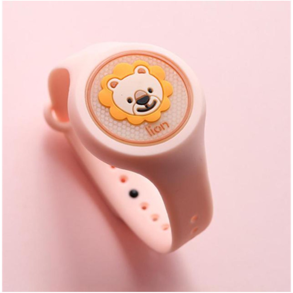 Children's Cartoon Mosquito Repellent Bracelet - Essential Oil Anti-Insect Wristband for Kids