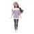 Full Set Fashion Female Doll 30cm – Dress Up Toy with Clothes & Hat for Girls