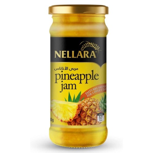 Nellara Pineapple Jam 450g - Sweet & Tangy Tropical Jam for Spreading & Toppings