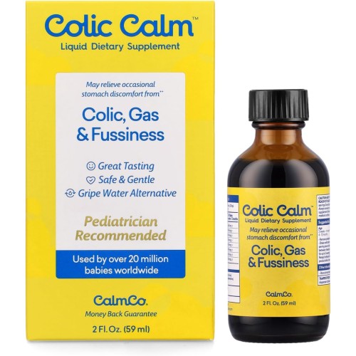 Colic Calm Homeopathic Gripe Water | Natural Relief for Gas, Colic & Reflux | 2oz