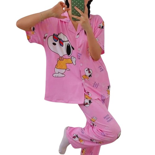 Women's Nightwear Pyjama & Shirt 2Pcs