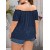 Plus Size Off The Shoulder Dress – Elegant Summer Fashion for Women