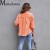 Sweet Color Splicing Pocket Denim Jacket for Women | Loose Streetwear Lapel Cardigan Coat