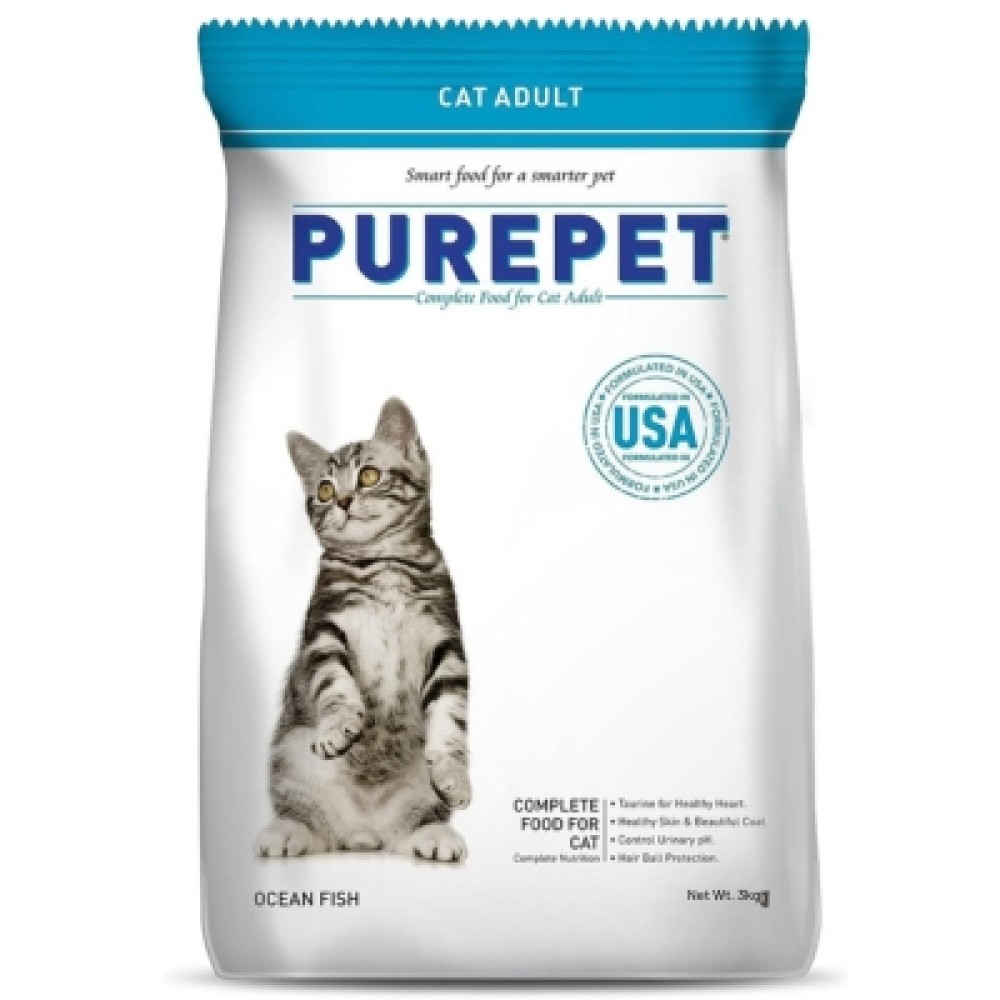 Purepet Adult Cat Food Ocean Fish 3 kg