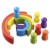 TYRY.HU Baby Silicone Building Blocks BPA-Free Rainbow Montessori Soft Teether Toys