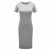 Womens 2024 Spring Summer Elegant Bodycon Dress – Short Sleeve O-Neck Dress S-XL