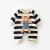 MILANCEL One Piece Baby Rompers – Thicken Lining Striped Bear Outfit for Autumn