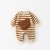 MILANCEL One Piece Baby Rompers – Thicken Lining Striped Bear Outfit for Autumn