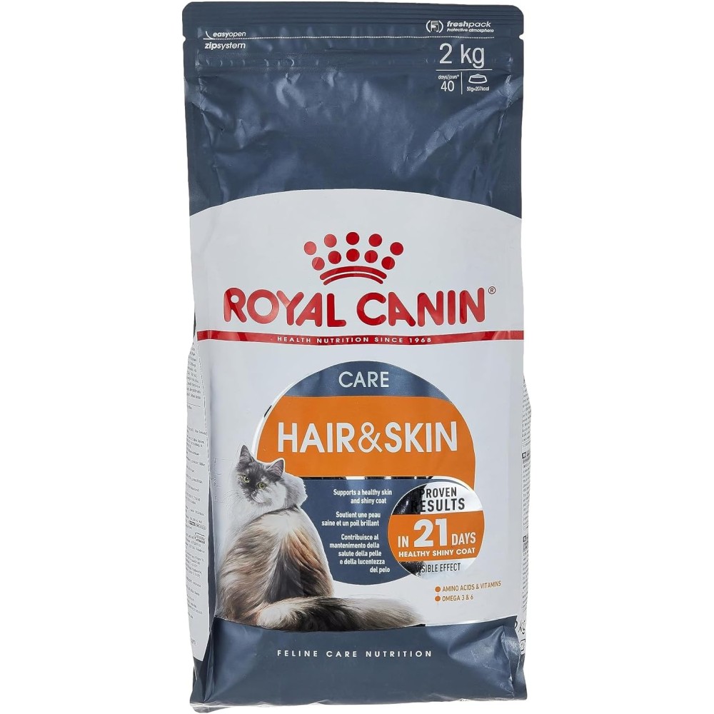 Royal Canin FCN Feline Care Nutrition Hair & Skin 2kg Cat Dry Food