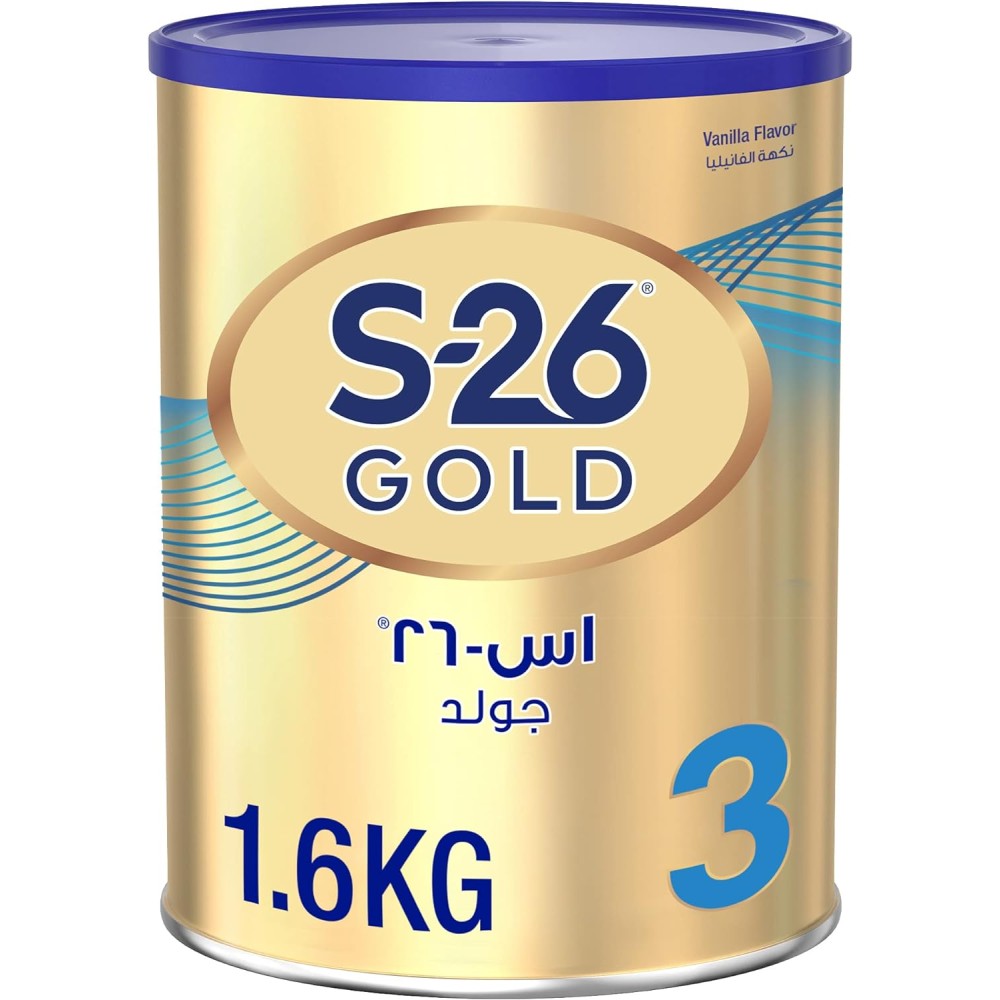 Nestlé S26 Gold Stage 3 Toddler Formula (1.6kg) - For Ages 1 to 3 Years