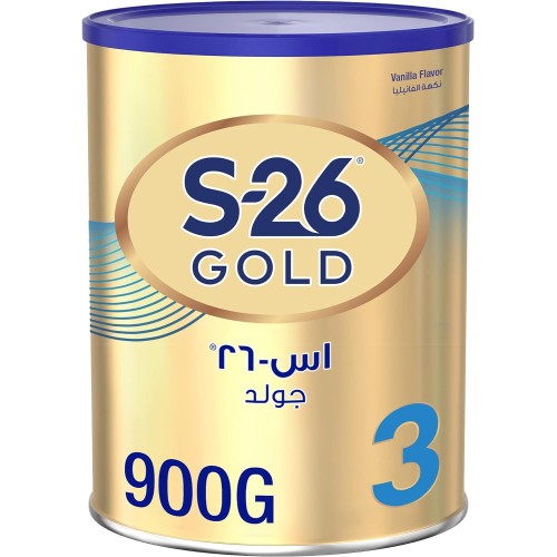 Nestlé S26 Gold Stage 3 Growing Up Formula (900g) - For Toddlers Aged 1 to 3 Years