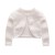 Spring & Autumn Newborn Baby Girl Cotton Knit Sweater – Embroidered Shawl Jacket