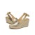 Wedges Sandals for Women - Closed Toe Espadrille Bandage Style Shoes