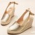 Wedges Sandals for Women - Closed Toe Espadrille Bandage Style Shoes