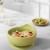 Food Grade Silicone Baby Feeding Bowl & Spoon Set – Solid Color, Waterproof & Durable