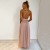 Elegant Backless Sequin Corset Maxi Dress – Perfect for Parties and Bridesmaids