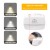 LED Night Light with Smart Motion Sensor – EU Plug 220V for Home, Hallway, and Bedroom