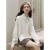 White Striped Women’s Shirt – Elegant Professional Long Sleeve Shirt for Office Wear