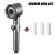 High-Pressure 3-Mode Adjustable Shower Head with Massage Brush & Filter for Bathrooms