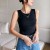 Casual Summer Knit Vest Tank Top – Sleeveless Cropped Camisole for Women