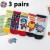 3 Pairs Boys' Cartoon Summer Socks – Breathable Cotton Mesh Medium-Length Tube Socks