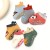 6 Pairs of Kids' Cotton Socks – Cute Cartoon Animal Pattern, Comfy & Breathable, Non-Slip Baby Floor Socks