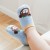 6 Pairs of Kids' Cotton Socks – Cute Cartoon Animal Pattern, Comfy & Breathable, Non-Slip Baby Floor Socks